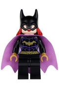 Batgirl - Minifigure, Black Suit, Lavender Cape