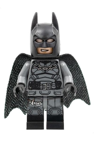 Batman - Dark Bluish Gray Suit, Black Belt, Black Hands, Spongy Cape with 1 Hole, Black Boots