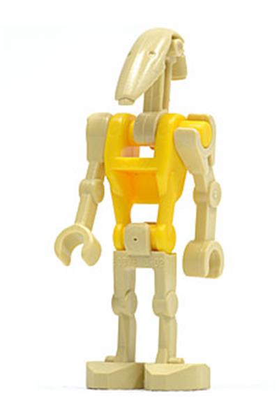 Battle Droid Commander - Yellow Torso, Angled Arm and Straight Arm