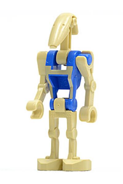 Battle Droid Pilot - Blue Torso with Tan Insignia, Angled Arms