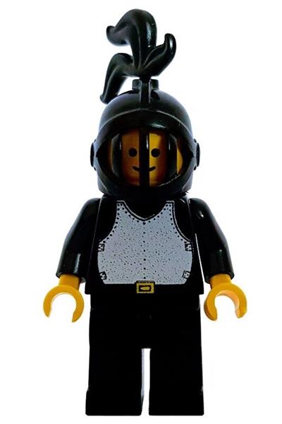 Breastplate - Black, Black Legs, Black Grille Helmet, Black Plume