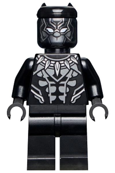 Black Panther - Dark Silver Armor, White Eyes