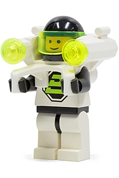 Blacktron 2 with Jet Pack and Trans-Neon Green Lights