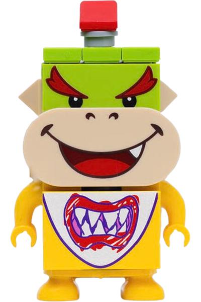 Bowser Jr. - 1 Lime Brick 1 x 1, 1 Red Brick 1 x 1