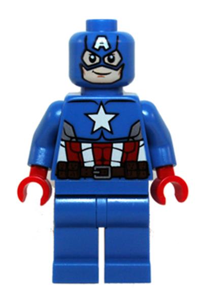 Captain America - Blue Suit, Red Hands, Mask