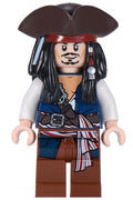 Captain Jack Sparrow with Tricorne and Blue Vest