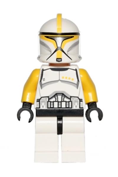 Clone Trooper Commander (Phase 1) - Yellow Arms, Scowl