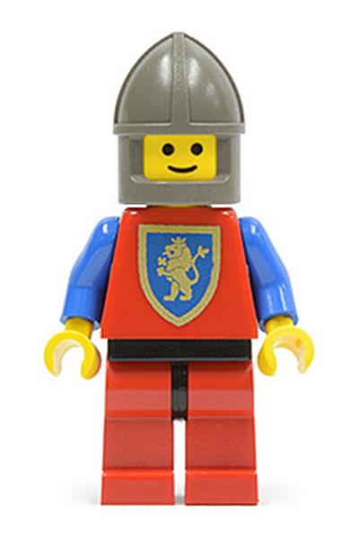 Crusader Lion - Red Legs with Black Hips, Dark Gray Chin-Guard