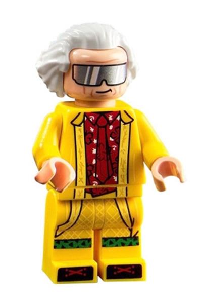 btf002 Doc Brown - Long Hair, Yellow Coat