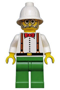 Dr. Kilroy / Dr. Charles Lightning - White Shirt and Suspenders, Green Legs, White Pith Helmet