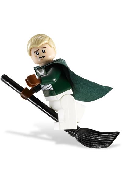 Draco Malfoy - Dark Green and White Quidditch Uniform