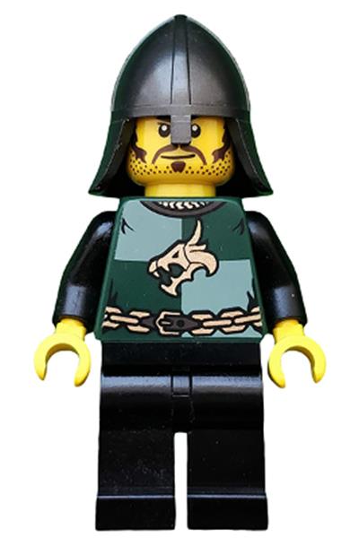 Kingdoms - Dragon Knight Quarters, Helmet with Neck Protector, Moustache and Stubble
