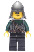 Kingdoms - Dragon Knight Scale Mail with Chain and Belt, Helmet with Neck Protector, Scowl