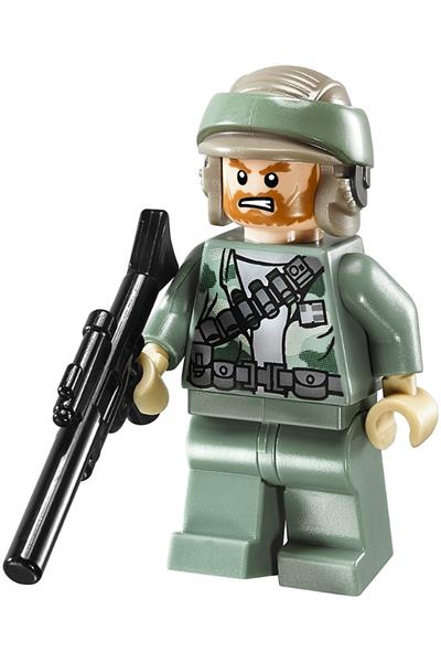 Endor Rebel Commando - Beard and Angry Dual Sided Head