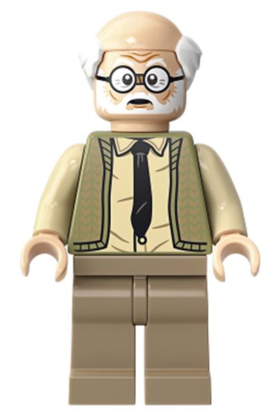 Ernie Prang - Olive Green Vest Knit, Half Bald, Dark Tan Legs
