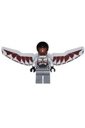 Falcon - Light Bluish Gray and Dark Red Wings