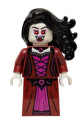 Vampire - Dark Red Dress, Black Hair