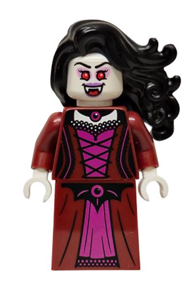 Vampire - Dark Red Dress, Black Hair