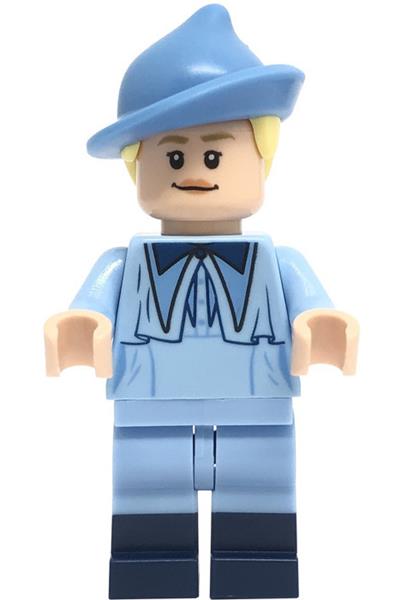 Fleur Delacour - Bright Light Blue Robe, Smiling / Surprised