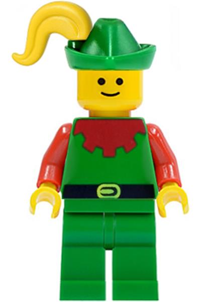 Forestman - Red, Green Hat, Yellow Plume