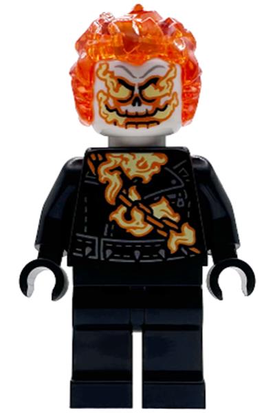 Ghost Rider - White Head, Flaming Chain