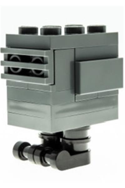 Gonk Droid (GNK Power Droid), Experimental Unit Clone Force 99 - Dark Bluish Gray, Black Feet (Gonky)