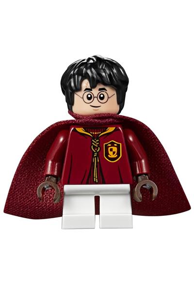 Harry Potter - Dark Red Quidditch Uniform with Cape, White Short Legs