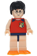 Harry Potter - Tournament Sleeveless Shirt and Swim Trunks, Flippers