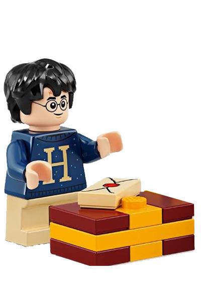 Harry Potter - Dark Blue Sweater with Letter H, Tan Short Legs