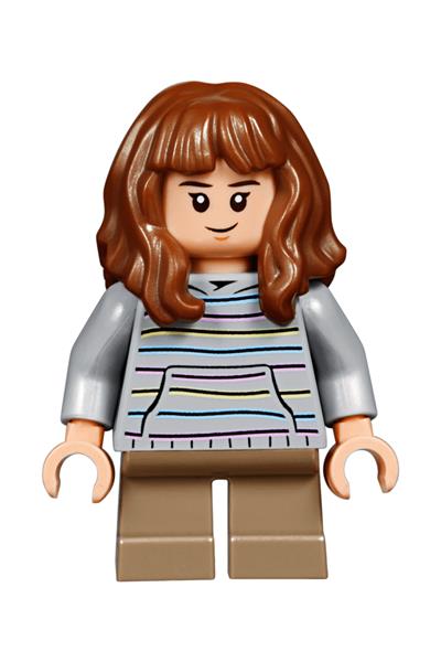 Hermione Granger - Light Bluish Gray Sweater with Pastel Stripes