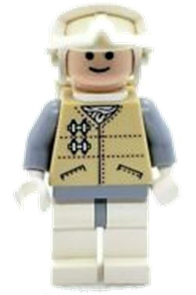 Hoth Rebel - Light Nougat Head, White Visor Snow Goggles