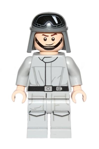 sw0797 Imperial AT-ST Driver (Helmet with Printed Goggles, Light Bluish Gray Jumpsuit, Printed Legs)