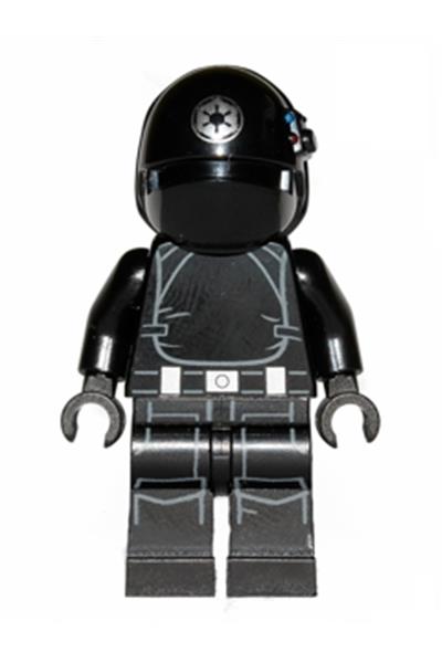 Imperial Gunner - Helmet with Silver Imperial Logo, Light Nougat Head, Open Mouth