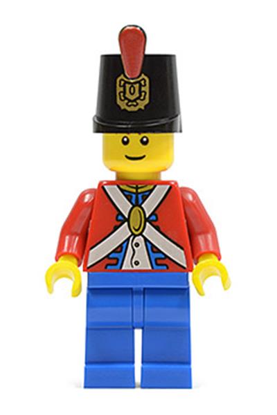 Imperial Soldier II - Shako Hat Printed, Blue Legs, Male, Black Eyebrows
