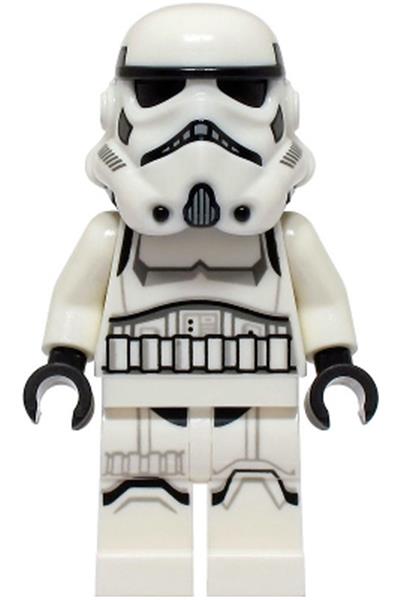 Imperial Stormtrooper - Male, Dual Molded Helmet with Light Bluish Gray Panels on Back, Shoulder Belts, Light Nougat Head