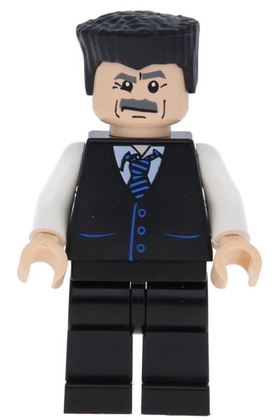 J. Jonah Jameson - Vest with Striped Tie, Flat Top Hair