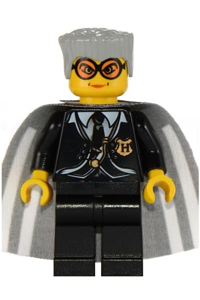 Madam Rolanda Hooch - Black Outfit, Yellow Head, Cape with White Stripes