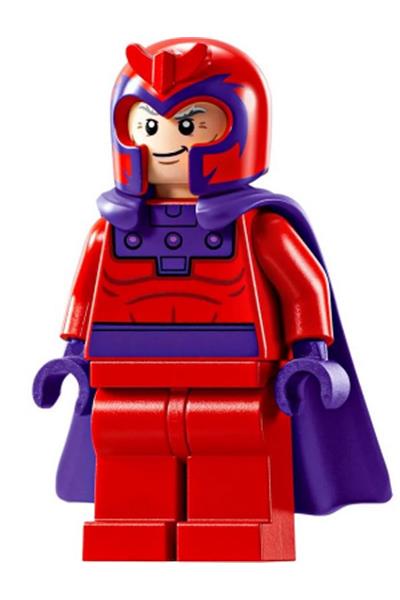 Magneto - Red Outfit, Flexible Rubber Cape