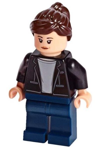 Maria Hill - Black Jacket, Light Bluish Gray Shirt, Dark Blue Legs