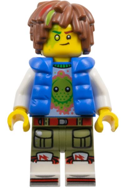 Mateo - Z-Blob Shirt, Blue Puffer Vest