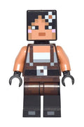 Minecraft Skin 2 - Pixelated, Female with Flower and Suspenders