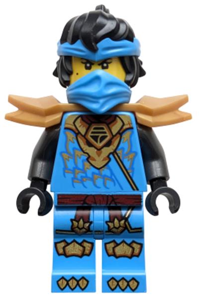 Nya - Dragons Rising, Tunic with Dragon Head, Hair, Wide Pearl Gold Shoulder Armor