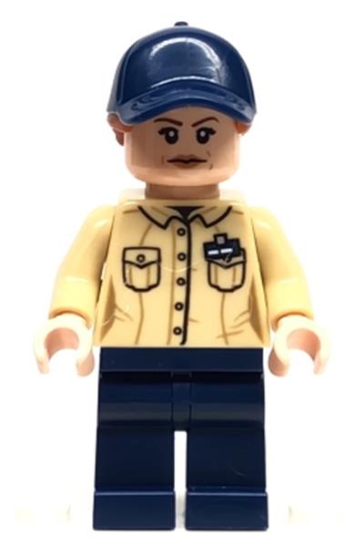 Park Worker - Female, Tan Shirt, Dark Blue Legs and Cap