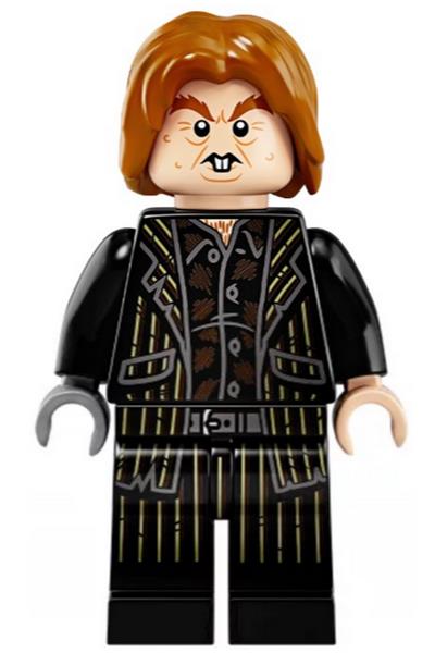 Peter Pettigrew (Wormtail) - Black Suit, Light Bluish Gray Right Hand