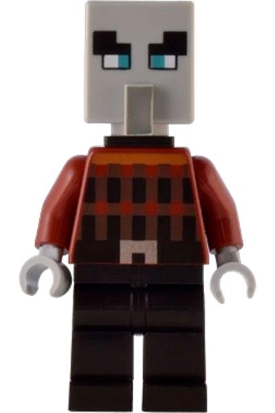 Illager (Pillager) - Wide Eyes, Black Neck Bracket and Tile with Clip