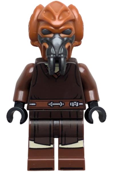 Plo Koon - Dark Brown Robe, Tan Shirt, Printed Legs