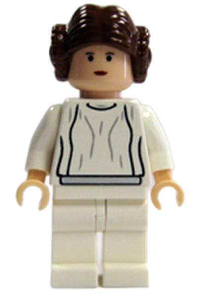 Princess Leia - Light Nougat, White Dress, Small Eyes