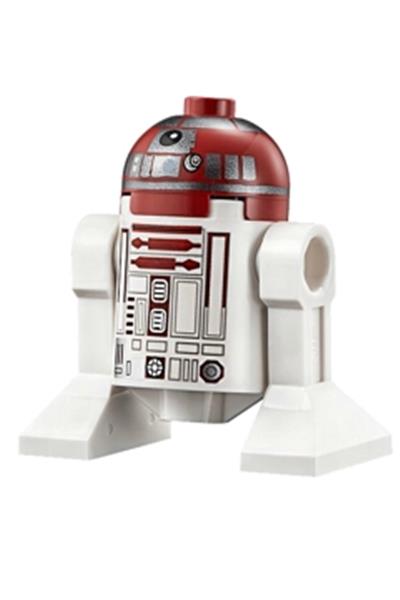 Astromech Droid, R4-P17 - Silver Band Around Dome, Black Outline Rectangles