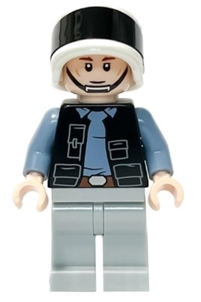 Rebel Fleet Trooper - Male, Vest with Pockets, Black Neck, Reddish Brown Eyebrows