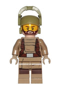 Resistance Trooper - Dark Tan Hoodie Jacket, Harness, Beard, Helmet with Chin Guard